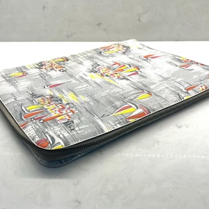 Cuaderno tipo folio con cremallera Hallmark vintage de los años 60