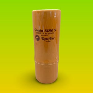 Vintage COUSIN KIMO’s Tiki Mug Kona Bay Hotel Hawaii Daga c 1960-70