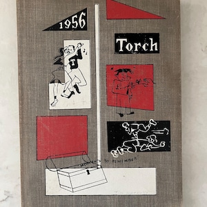 Vintage 1956 Torrance High School Yearbook 56 Torch