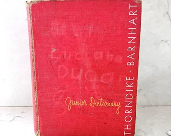 vintage JUNIOR DICTIONARY Thorndike Barnhart 1952