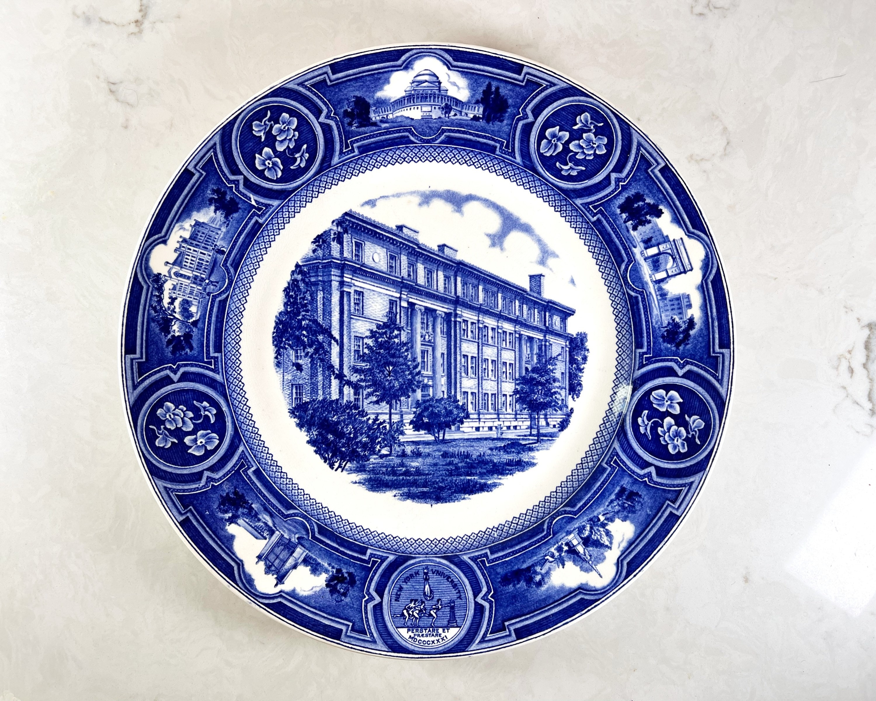 Vintage New York Souvenir Porcelain Plates - Etsy