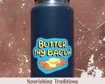 Beboter je spek | Voor de lol sticker