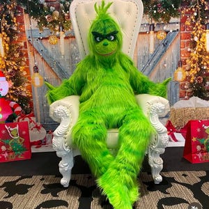 Mr. Grinch, Grinch costume, Animator costume, Christmas costume, Green monster,  Grinch Stole Christmas