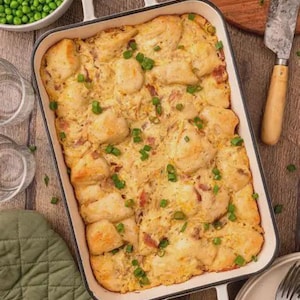 BBQ Chicken Biscuit Bake Recipe: Printable Comfort Food (PDF Download
