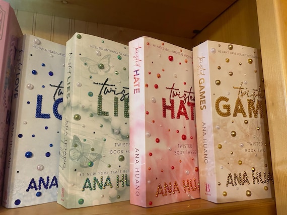 Bedazzled “Twisted” Series by Ana Huang | Custom Rhinestone-Cover Book Set or Individual Book