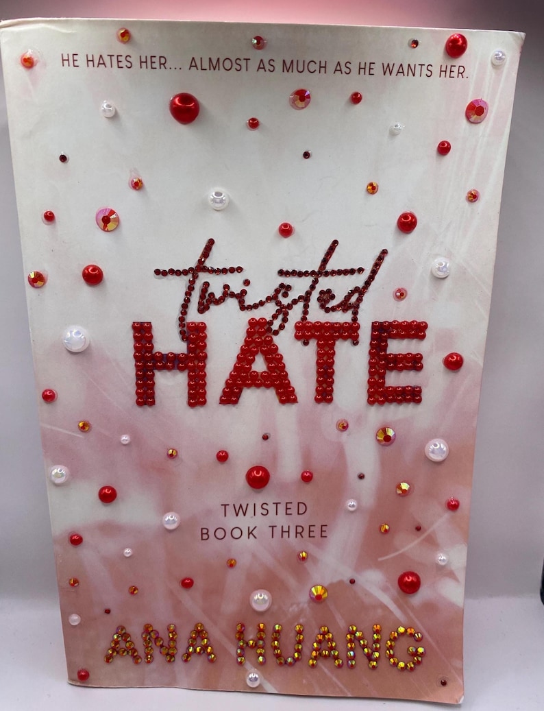 Bedazzled “Twisted” Series by Ana Huang | Custom Rhinestone-Cover Book Set or Individual Book Twisted Hate