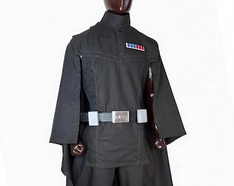 Star Wars Imperial Officer Poncho | Mandalorian Inspired Costume | Galactic Empire Cosplay Cloak