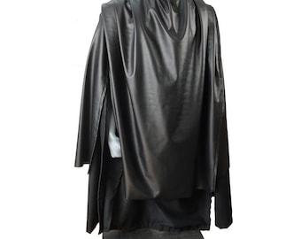 Qimir Star Wars Cosplay Costume | The Stranger Outfit from The Acolyte | Custom Handmade Suit with Leather Poncho