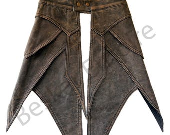 Inspired by star wars Book of boba fett the Mandaorian Leather kama.