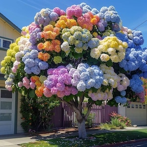 Perennial Mixed Hydrangea Seeds, Colorful Garden Flowers (60+)