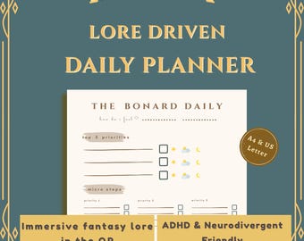 ADHD Daily Planner Printable – Simple 3 Task System for Low Energy & Task Initiation