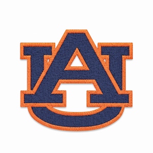 Auburn Tigers Letter A Logo Embroidery Design, Collegiate Sports Digital Stitch File