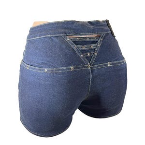Custom stretch denim jean shots