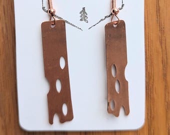 Copper Sheet Earrings