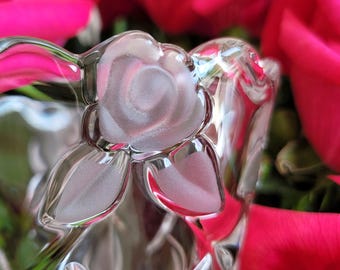 Vintage Mikasa Crystal Walther Glassserving 10pc Set/bella Rosa