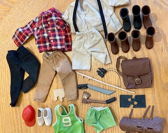 Vintage Big Jim Action Figure Accessories