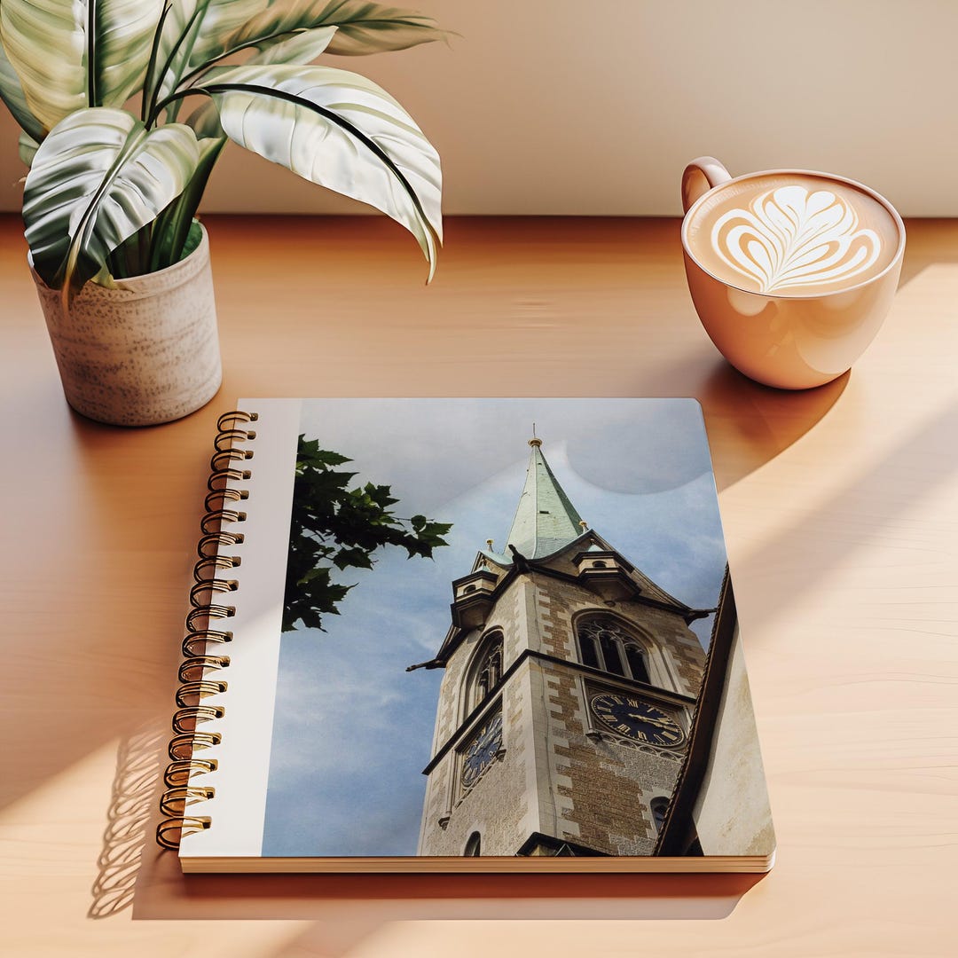The Zurich Notebook.pdf Zurich Steeple Spiral Notebook - Ruled Line - Etsy