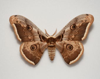 Giant Peacock Moth (Saturnia pyri)