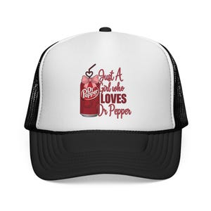 Dr Pepper Trucker Hat: Retro Soda Pop Cap, Adjustable Fit