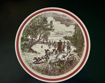 Bits of Old England - PLATE - Vernon Kilns No. 2. 8-1/2".