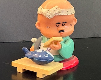 Vintage Sekiguchi Wind Up "Itamei" Sushi Chef. Japan. 1980's.