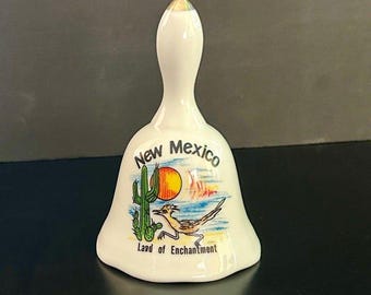 New Mexico State Souvenir Bell, Vintage New Mexico