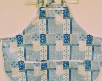 Bib Apron Hanukkah & Snowflakes  #117