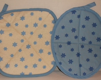 Potholders with Stars of David #8