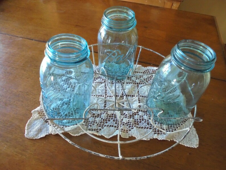 Old Canning Jar Rack for Display or Repurposing Wedding Decor Etsy