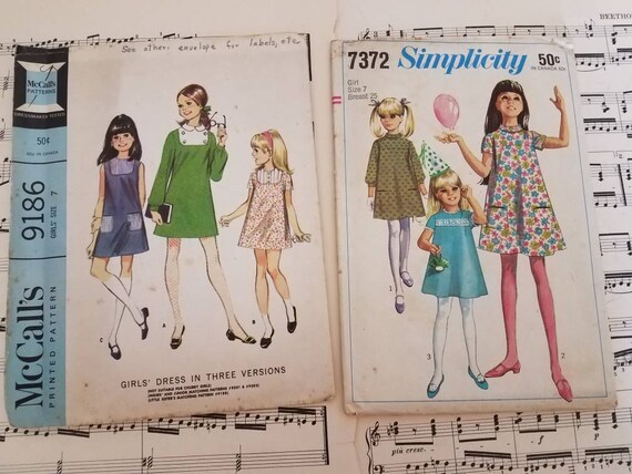 1960s girls dresses