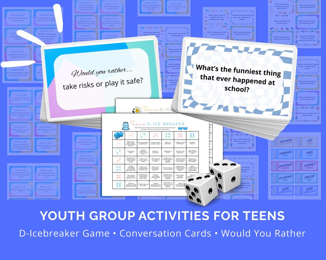 Youth Group Activities for Teens | Icebreaker Games Bundle | Would You ...