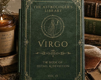 Virgo Kindle Case, Zodiac Kindle Cover, Astrology Kindle Paperwhite Case, Dark Academia Kindle, Virgo Birthday Gift, Booktok Reader Gift