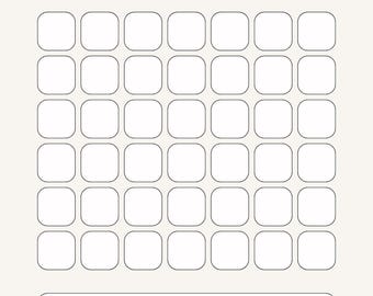 30 dagen gewoonte-uitdaging afdrukbaar | Habit Tracker-uitdaging | Digitale pdf-download