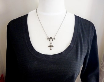 Cross, Gothic & Art Nouveau Blend as one - Gorgeous Pendant