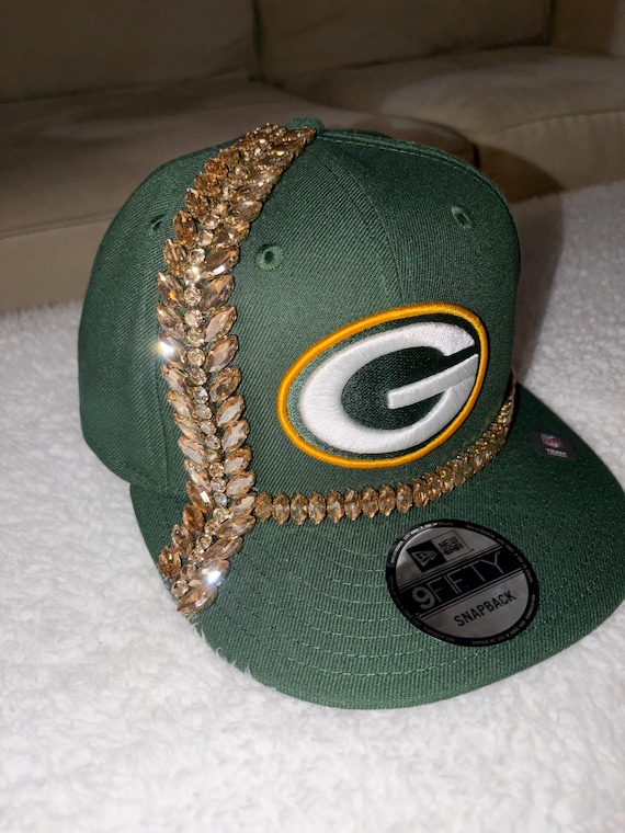 Green Bay Packers Rhinestone Hat - Etsy display picture 1