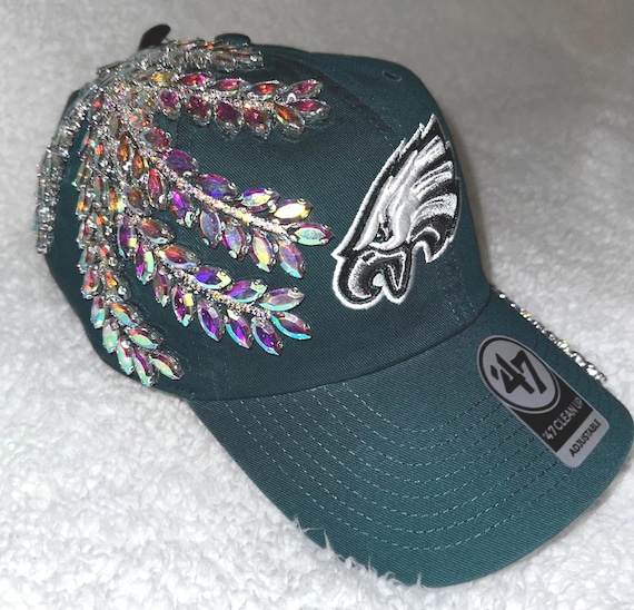 Philadelphia Eagles Rhinestone Hat - Etsy display picture 3