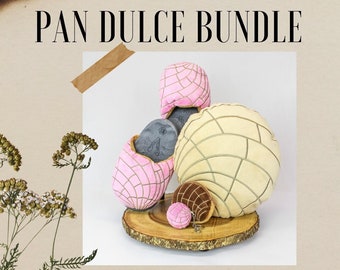 Custom Pan Dulce Holiday Bundle - Slippers, Pillow, Coin Purse, and Keychain