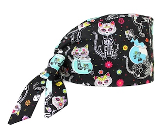 Scrub Cap / Xray Tech/ Veterinarian  / Medical Surgical Hat / Washable / Made in USA / Adult