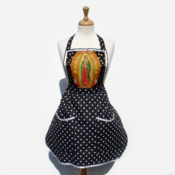 Final SALE!!Guadalupe Apron  Virgin Mary Apron  FREE SHIPPING