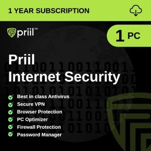 Priil Internet Security | 1 PC | 1 Year