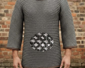 Medieval Chainmail 9mm Flat Riveted And Washers