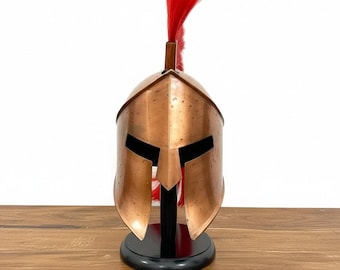 Casco espartano medieval: cosplay, LARP y armaduras coleccionables