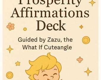 33 Prosperity Affirmations Deck | Printable Law of Attraction Cards to Attract Wealth & Abundance