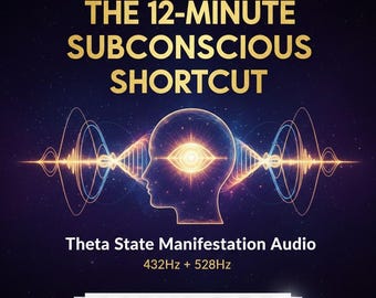 Theta State Manifestatie Audio | 12 minuten onderbewuste bedradingstool (digitale download)
