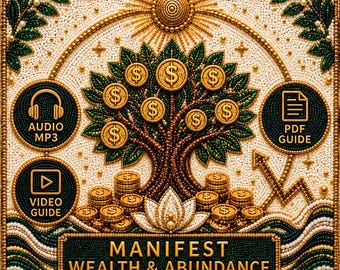 Manifiesta riqueza y abundancia con EFT / Eliminación de bloqueos financieros: audio, video y guía de tapping (descarga digital).