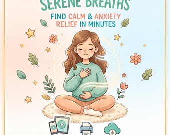Kit de Respiración Serena / Alivio de la ansiedad, Reinicio del sistema nervioso (Descarga digital)