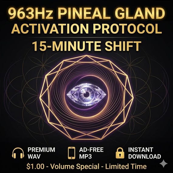 963Hz Pineal Gland Activation | 15-Minute Manifestation Audio (Digital Download)