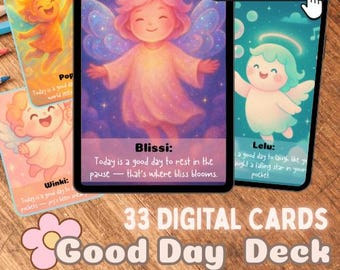 Cosmic Glow Affirmation Cards: Daily Positivity & Mindfulness (Digital Download)