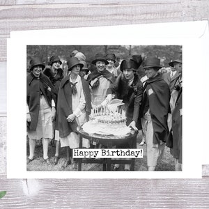 Carte #75. Carte d’anniversaire. Joyeux anniversaire! De la carte de nous tous. Carte de vœux. Funny Cards. Carte d’anniversaire de bureau.