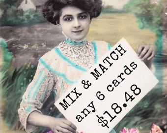 Blank Greeting Card Special! Choose Six for 18.48. Funny Greeting Cards. All Occasion Cards. Notecards. Just Because Cards. Birthday Cards.